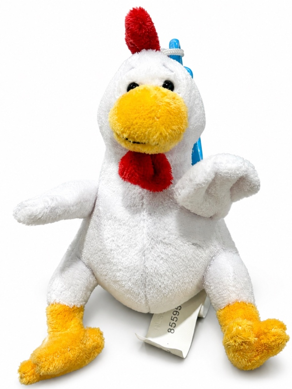 Webkinz Chicken Kinz Klip Plush Keychain Ganz 4"